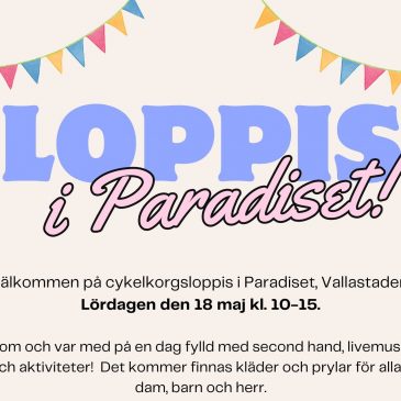 Cykelkorgsloppis i Paradiset 18 maj