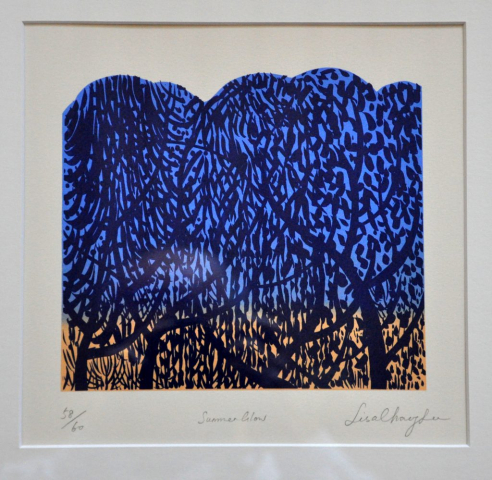 13. Summer glow, serigrafi. Lisa Chang Lee.