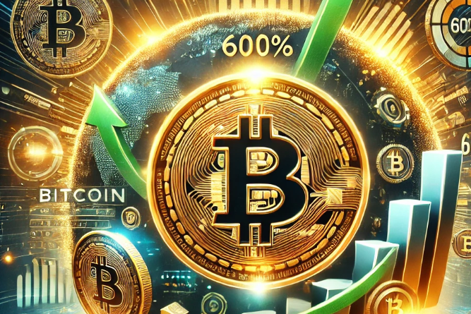 Bitcoin eksplosjon på over 600%_valutaen