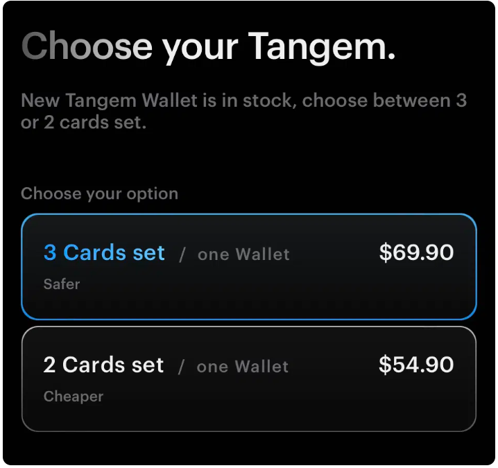 Hva er Tangem Wallet-forskjellige kort_valutaen