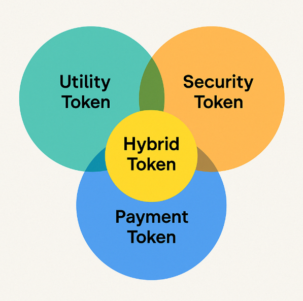 Hva er en hybrid token-Utility Token - Security Token - Payment Token_valutaen
