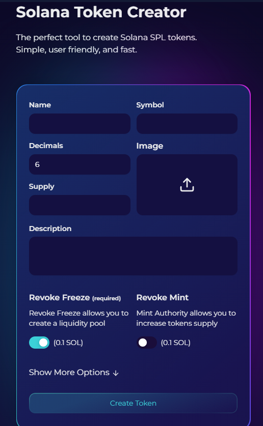 Hvordan lage en memecoin-oriontools-dashbord_valutaen