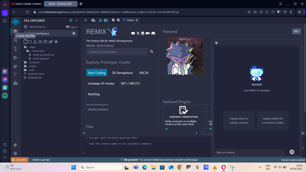 Hvordan lage en smartkontrakt-Remix-Etherum-Filutforsker_valutaen