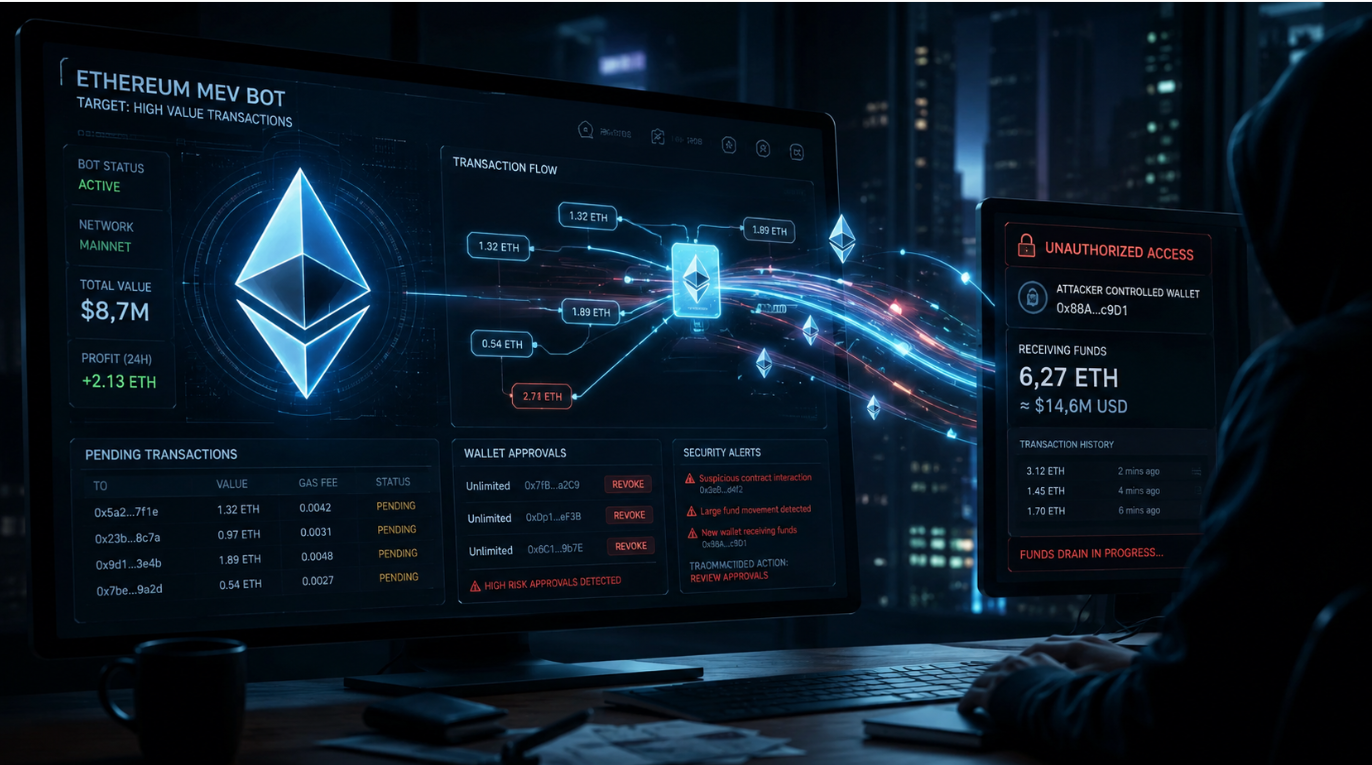Ethereum-bot tappet for 72 millioner_valutaen