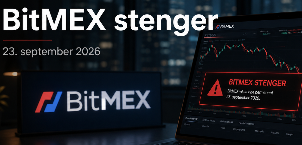 Kryptobørsen BitMEX stenger etter elleve årDette må norske kryptobrukere vite-valutaen