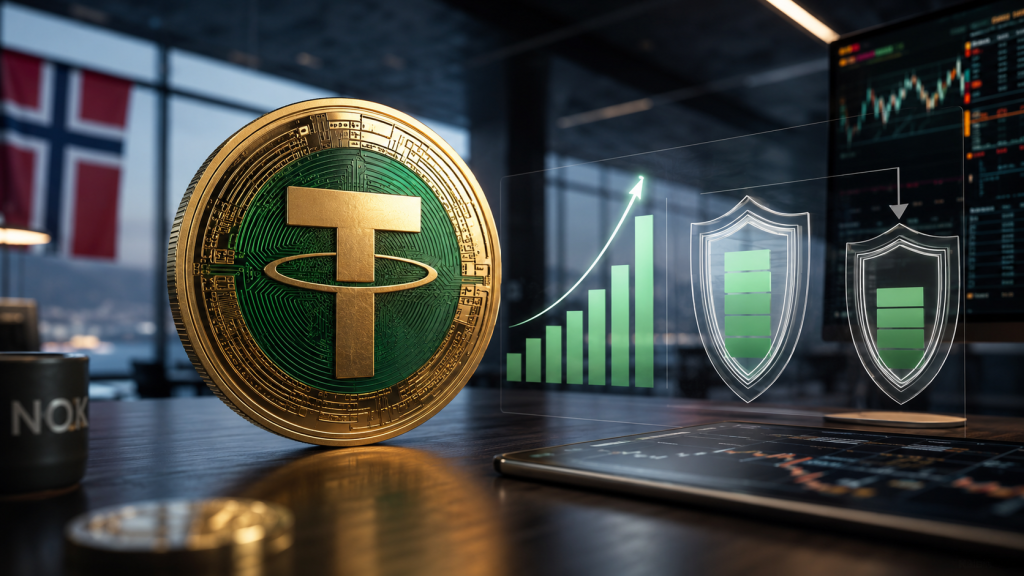 Tethers reservebuffer halvert – dette betyr det for norske kryptobrukere_valutaen