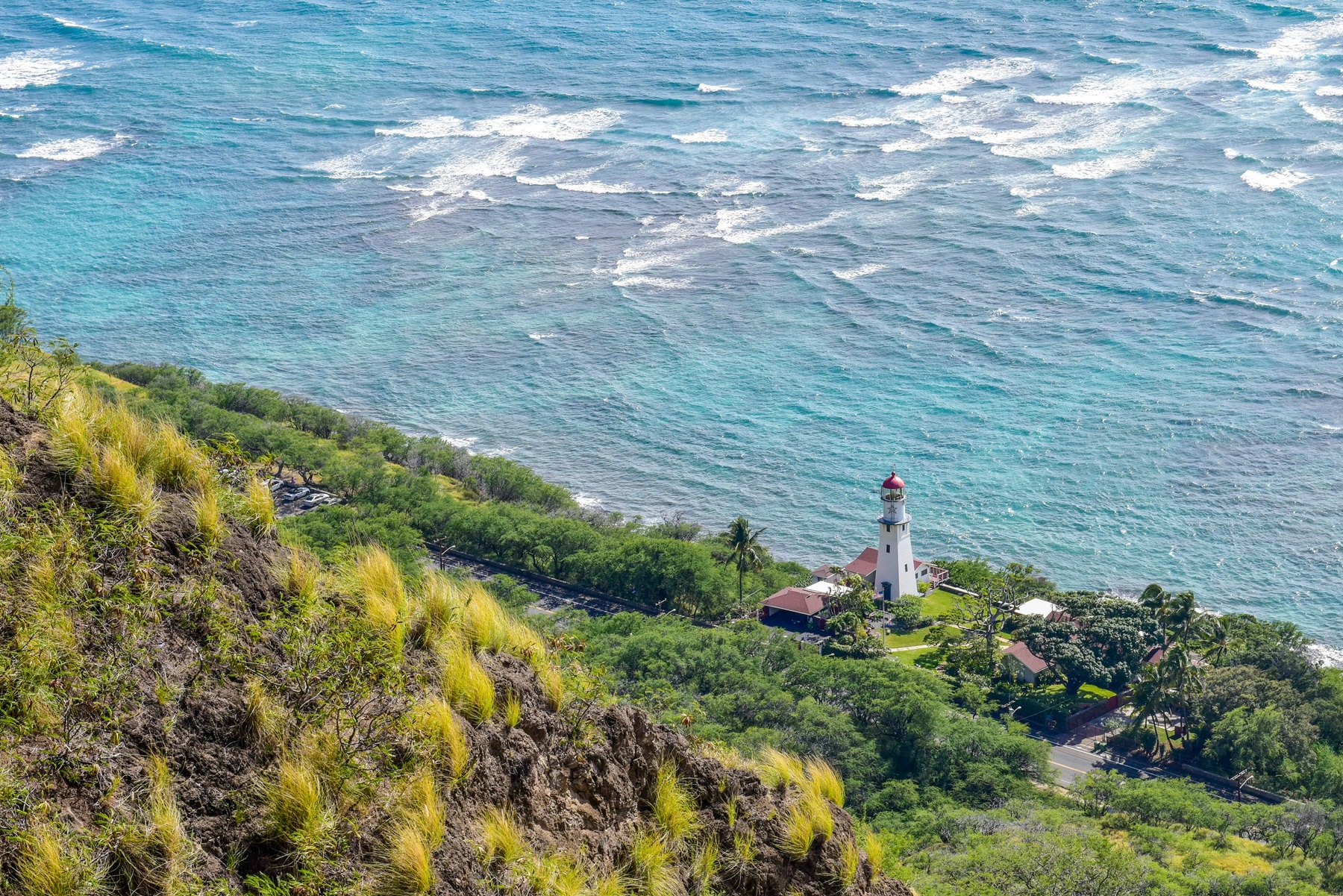 Diamond Head Lighthouse, Honolulu, Hawaii, USA