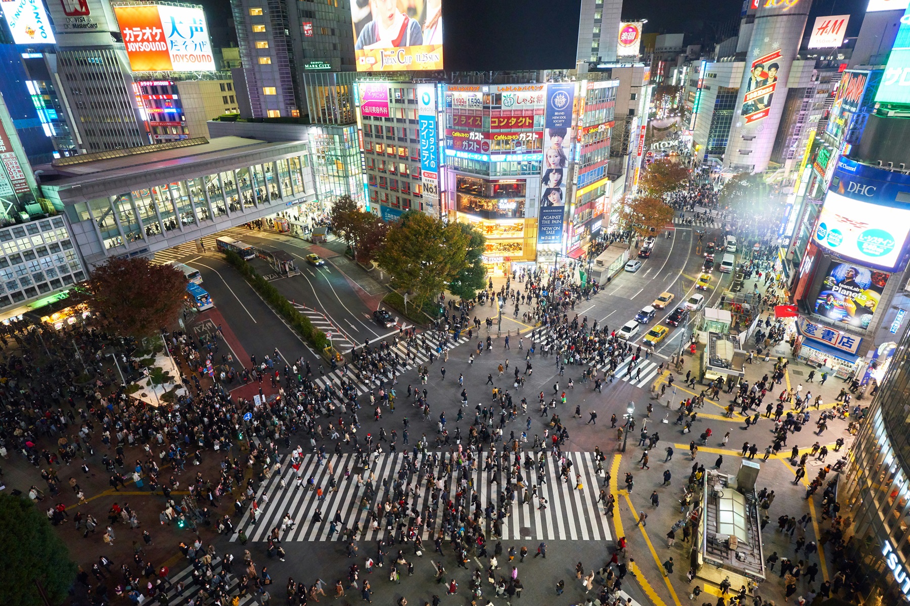 Shibuya Crossing, Tokyo, Japan