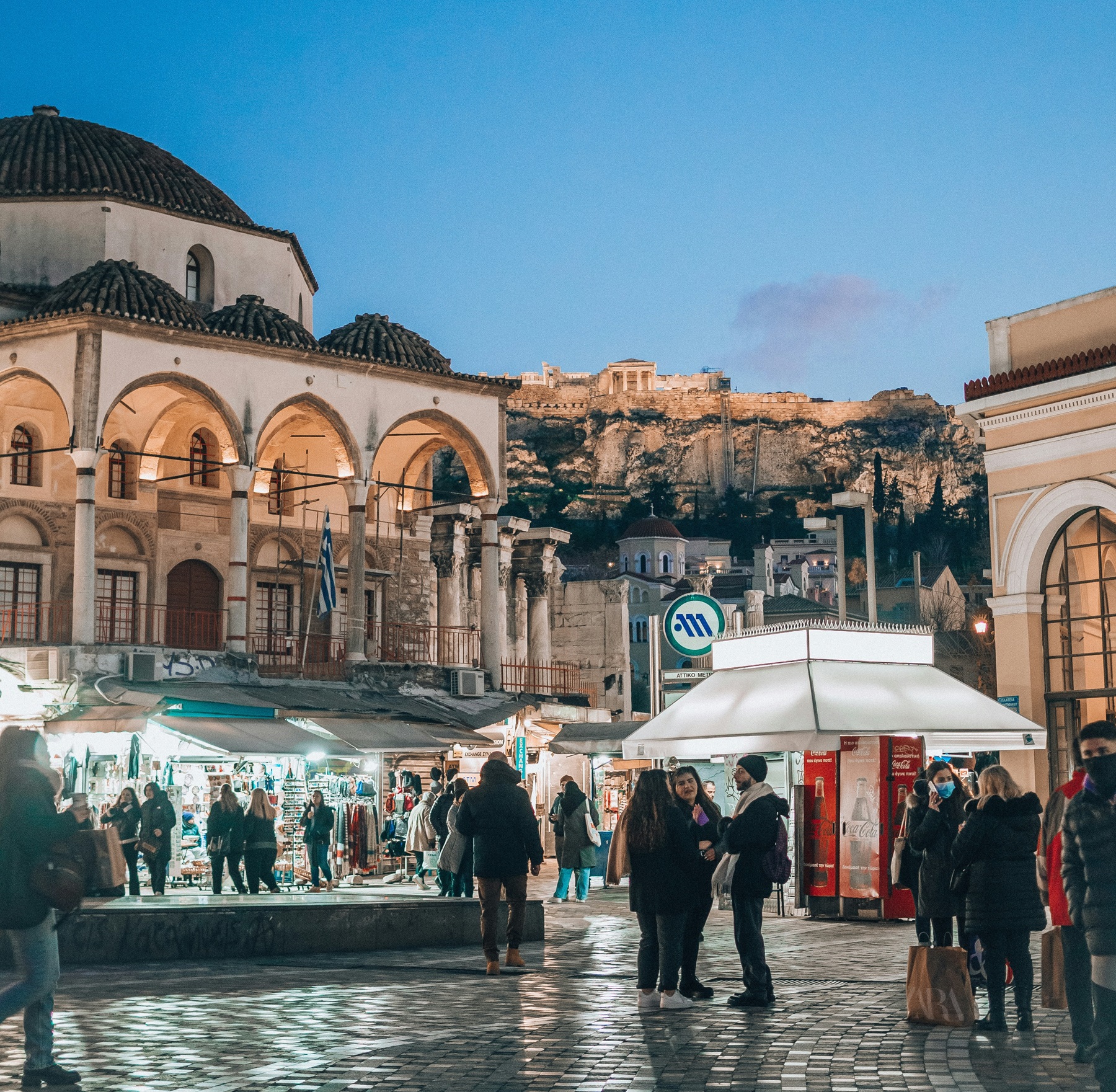 Monastiraki Square, Athens, Greece