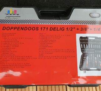 Doppendoos 94 delig 1/4"+1/2" 9707035 - Van der Kaap handelsonderneming