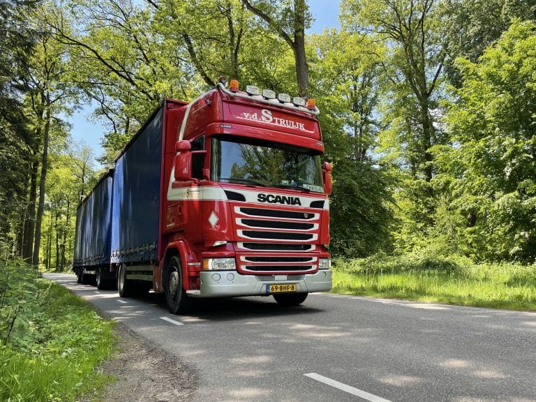 Natuur vrachtwagen scania