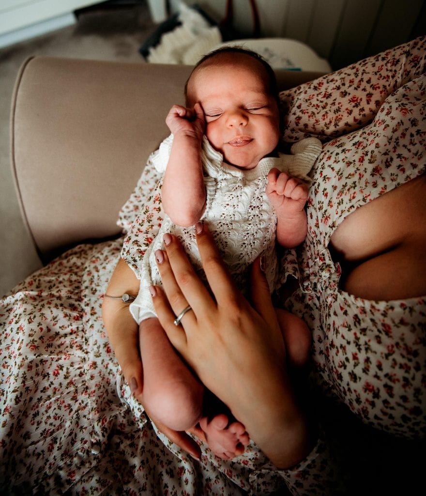 cute newborn photography session in West Sussex