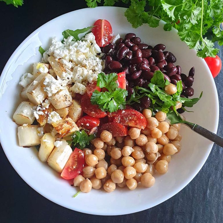 Frühlings-Bowl mit gebratenem Spargel &amp; Kichererbsen | Herrin der Töpfe
