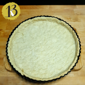 Quiche Grundrezept 13 Teig backen