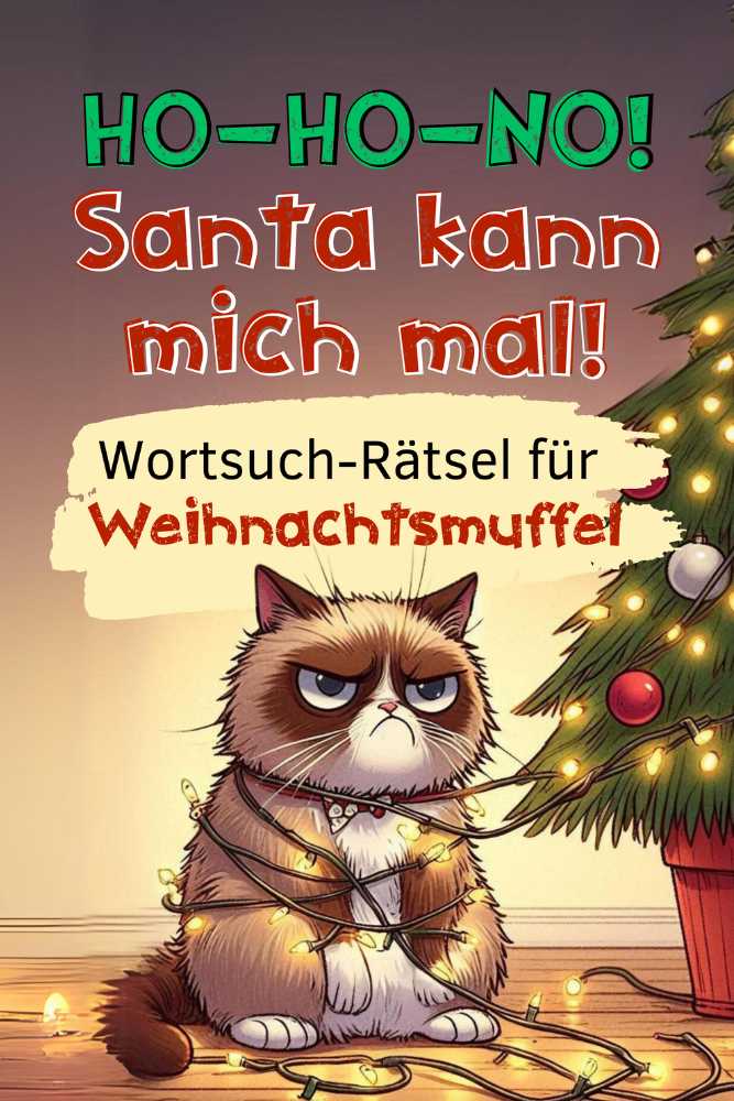 Mein Jahresrückblick 2024 - auf den Hund gekommen 28 Ho Ho No Santa kann mich mal Grafik fuer Mockup