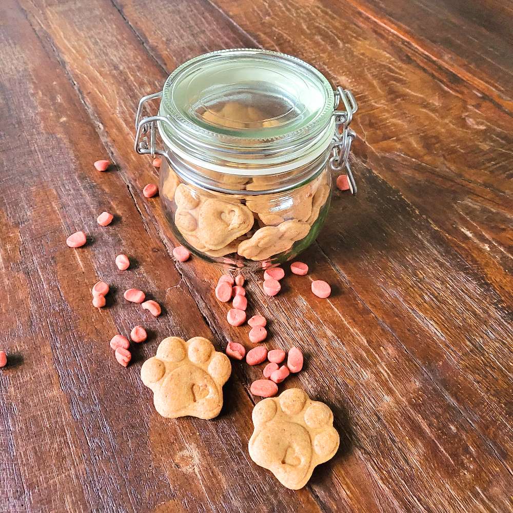 Von der Küche direkt ins Hundeherz – Hundekekse backen mit Leberwurst und Hüttenkäse 8 Hundekekse backen Knusperknochen als Geschnek