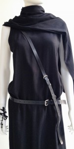 Ann Demeulemeester leather body harness - fall 2004  display picture 3