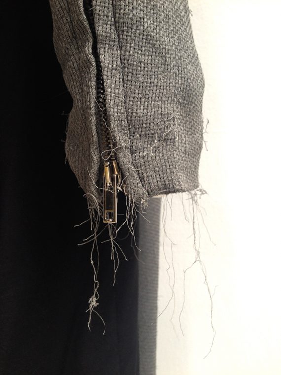Gareth Pugh green draped jacket — fall 2010 — V A N II T A S