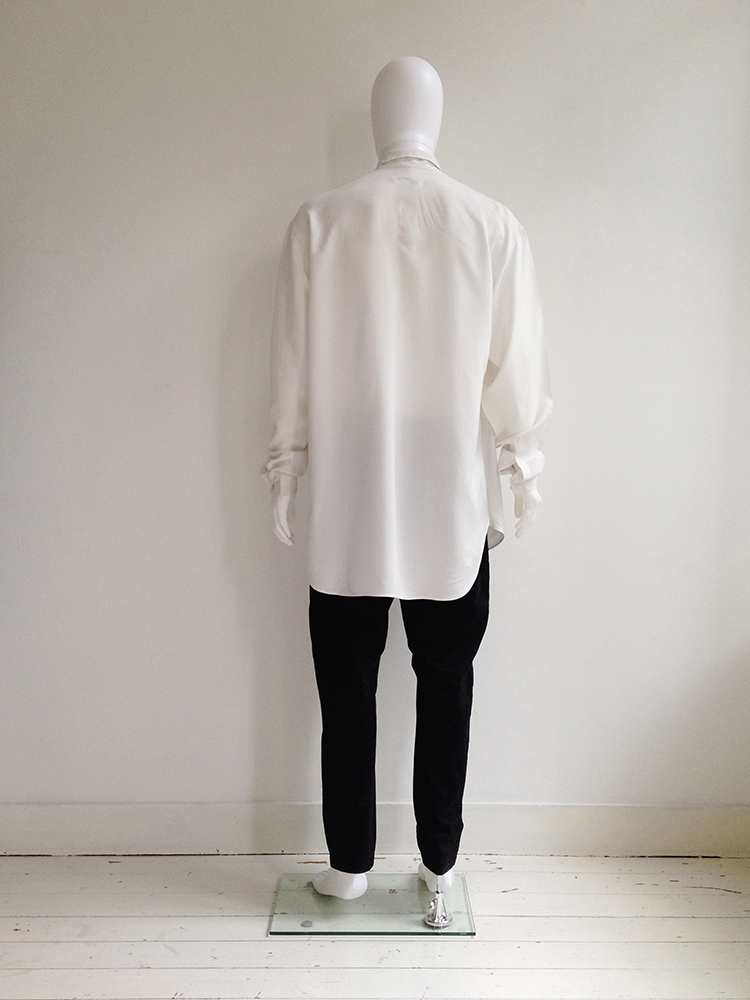 Gothic Yohji Yamamoto white oversized shirt - VANIITAS
