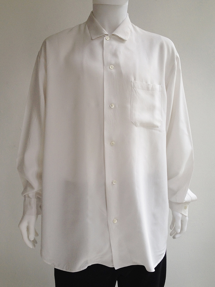 gothic white dress shirt men RTA | PARLAN | turn down collar gothic white shirt sold on