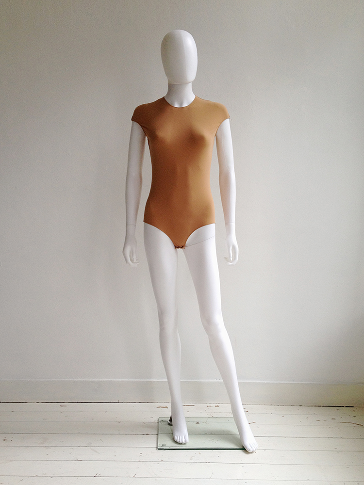 Maison Margiela（旧Maison Martin Margiela） - yo biotop Lingerie  Sheer body suit Maison Margiela Black Semi-Sheer Bodysuit Maison Margiela
