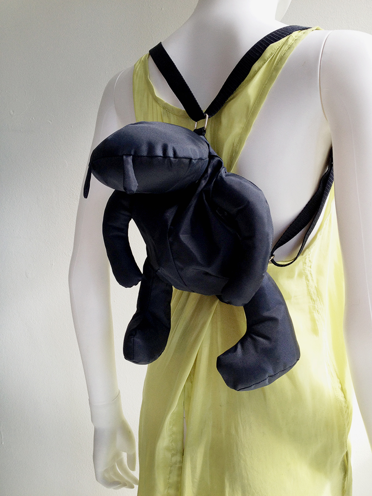 Walter Van Beirendonck W&LT dark blue alien backpack - VANIITAS