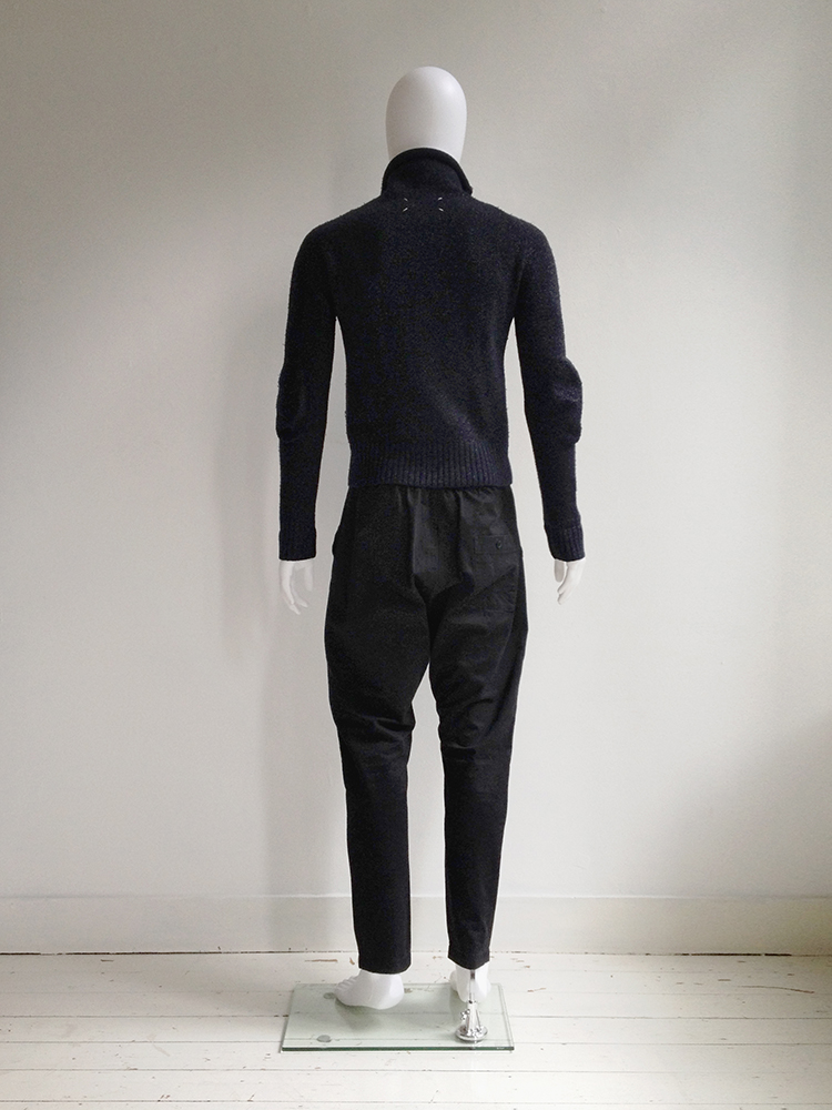 Maison Martin Margiela blue lurex jumper — fall 1999