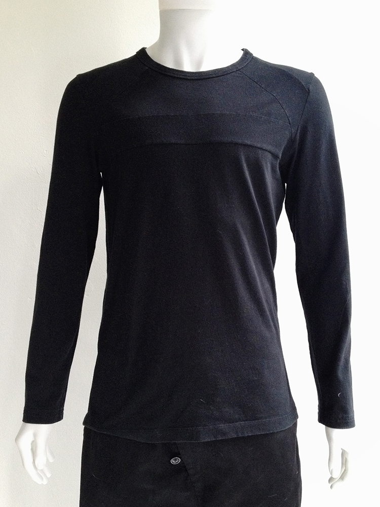 Maison Martin Margiela black stripe longsleeve t-shirt