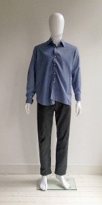 【本人期・美品】Martin Margiela 10 BDシャツ III Maison Martin Margiela artisanal blue deconstructed shirt — 2003