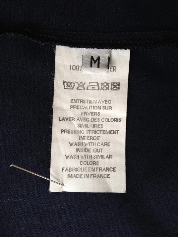 Maison Martin Margiela artisanal dark blue military shirt — 05/06 - V A ...