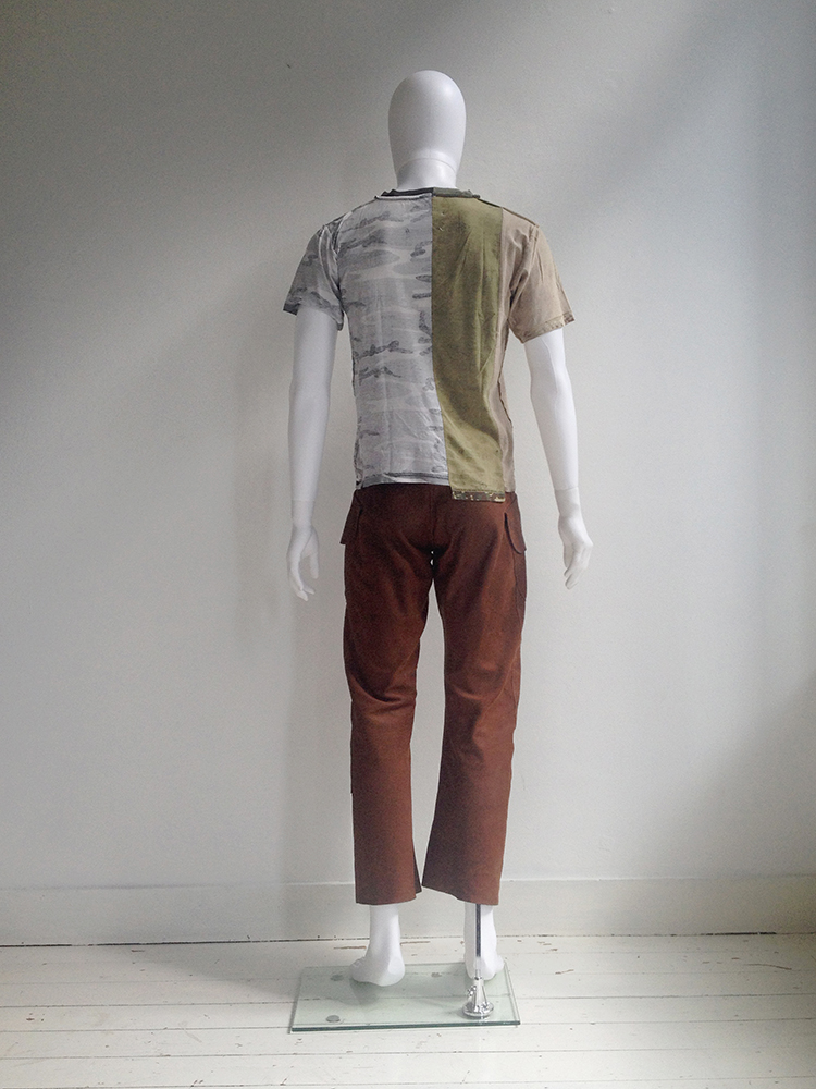Maison Martin Margiela artisanal camouflage t-shirt — 2005