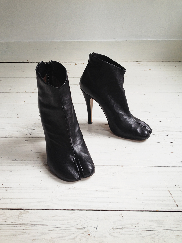 Maison Margiela タビ38 Maison Martin Margiela black tabi boots (38) - VANIITAS