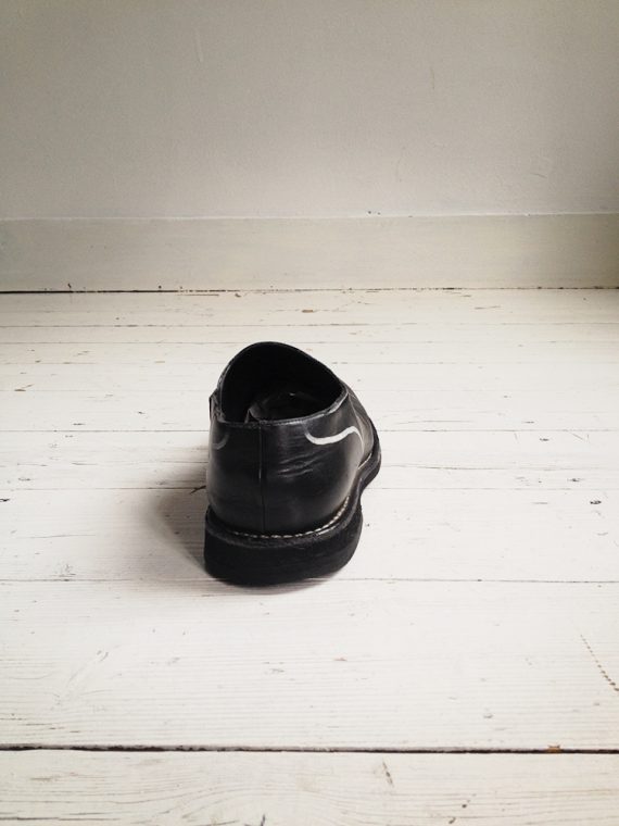 洋書 Maison Martin Margiela Maison Martin Margiela black trompe-l'oeil brogues (39.5) — 02/03