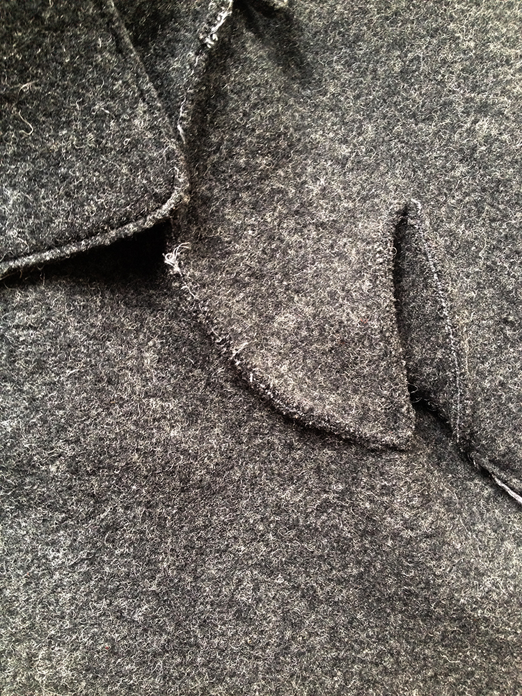 Maison Martin Margiela grey flat coat — spring 1998 - VANIITAS