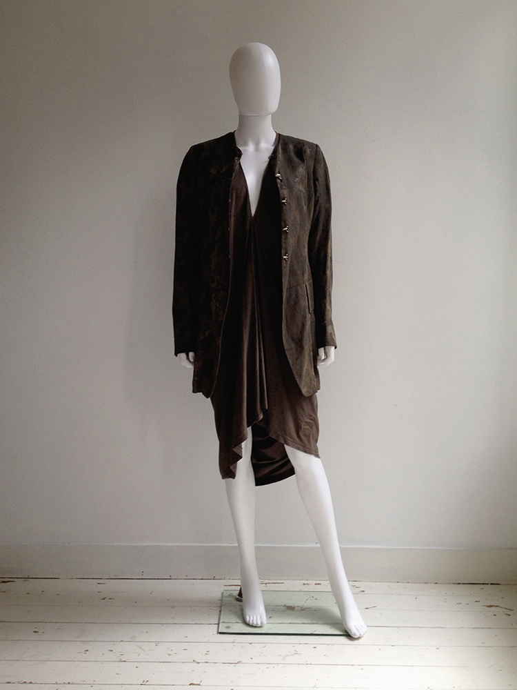 ANN DEMEULEMEESTERジャケット38ITALY製 アンドゥムルメステール ANN DEMEULEMEESTER ライダース