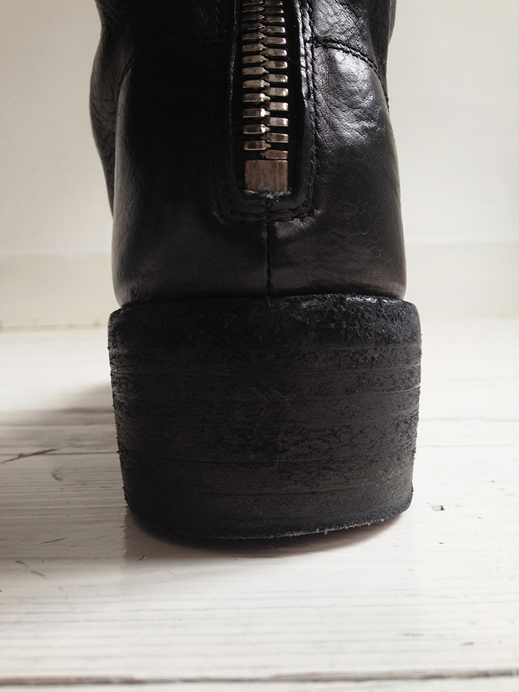 Guidi 796Z Black Leather Back-Zip Boots (39) - VANIITAS Guidi 796Z Black Leather Back-Zip Boots (39) - VANIITAS