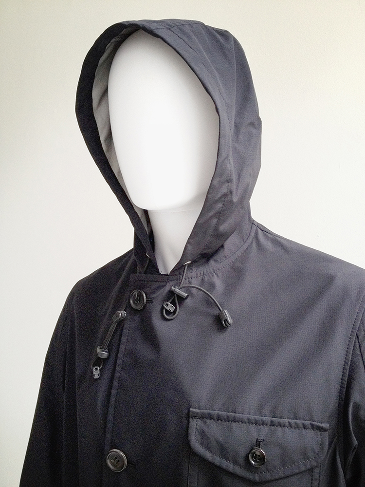 Junya Watanabe Man dark blue windstopper parka - VANIITAS vintage