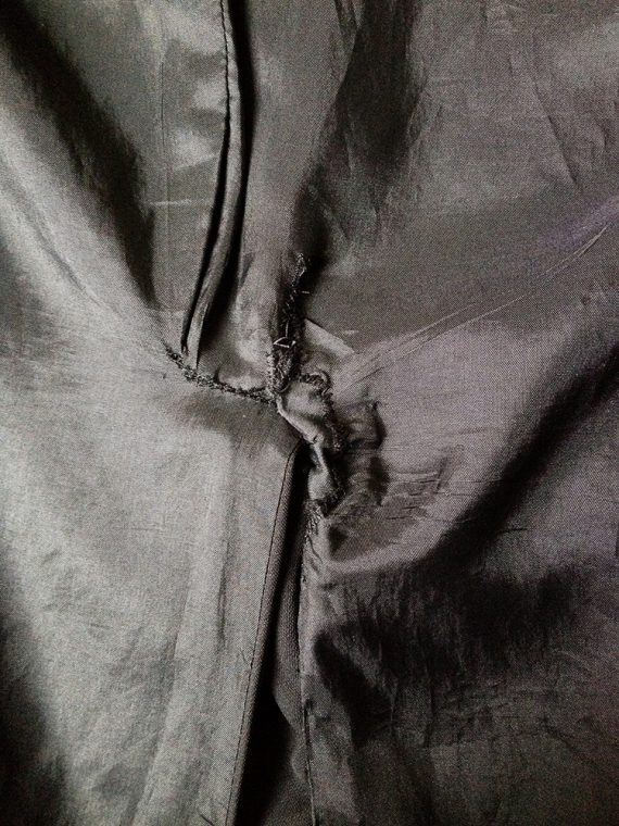 Ann Demeulemeester black maxi coat — 90s - VANIITAS vintage