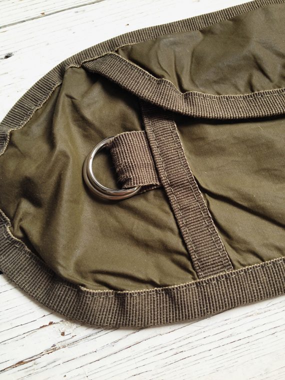 Helmut Lang khaki green fanny pack — spring 1999