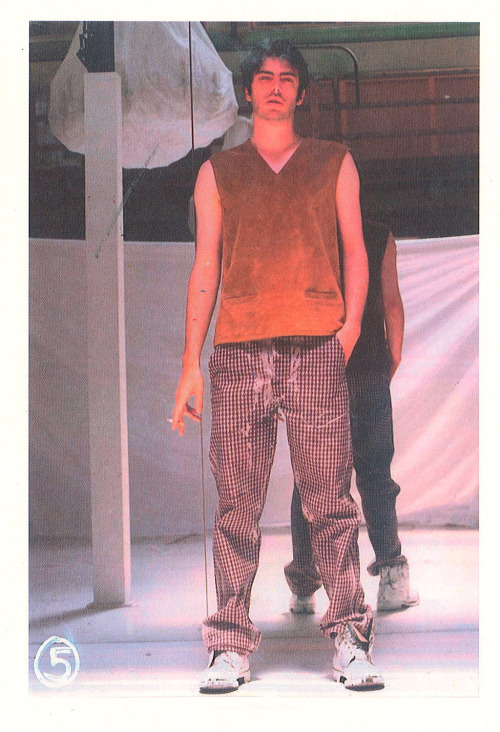 Maison Martin Margiela artisanal pied-de-poule printed trousers