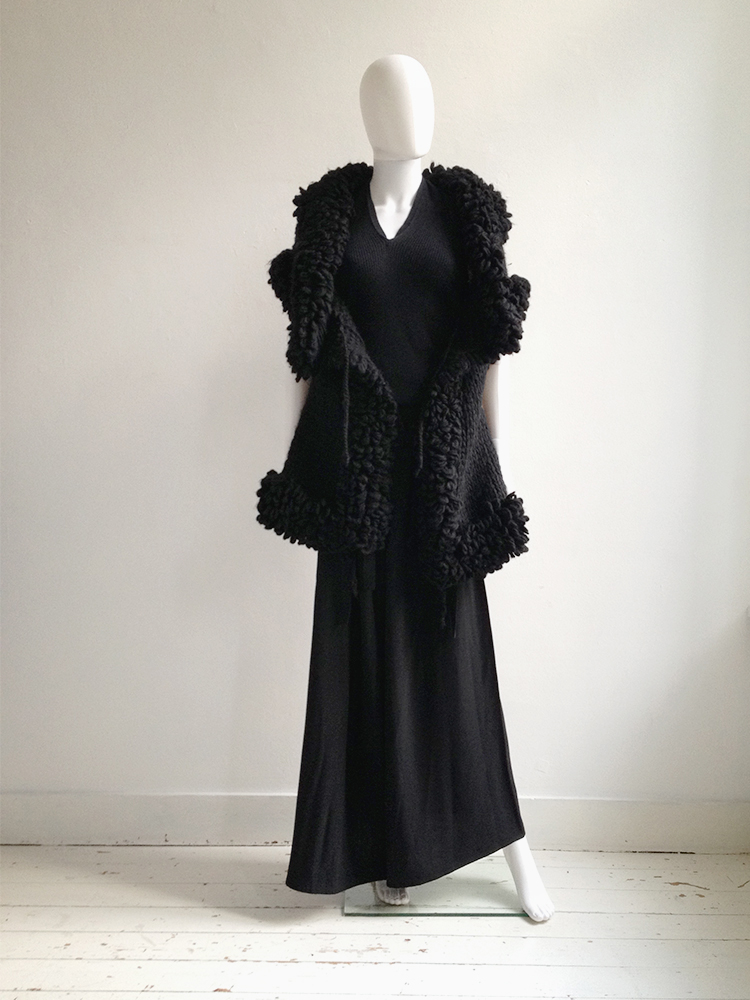 トップス Yohji Yamamoto Big Dress Cardigan RAYON JERSEY HEM DRAPE CARDIGAN – THE SHOP YOHJI YAMAMOTO