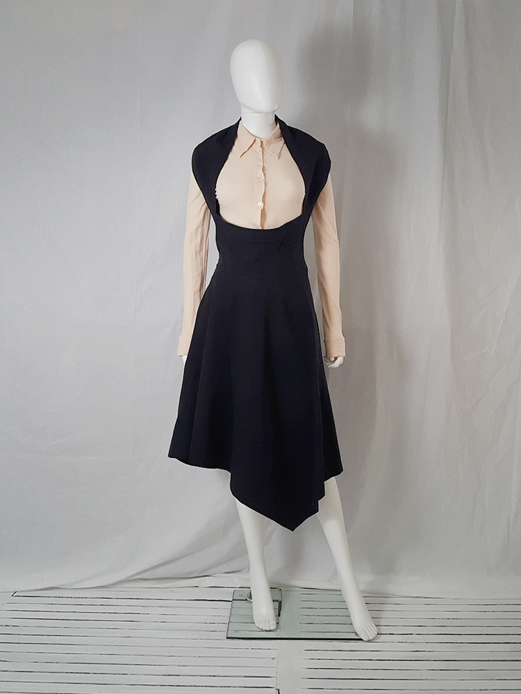 Comme des Garçons black halter dress — spring 1987 - VANIITAS 