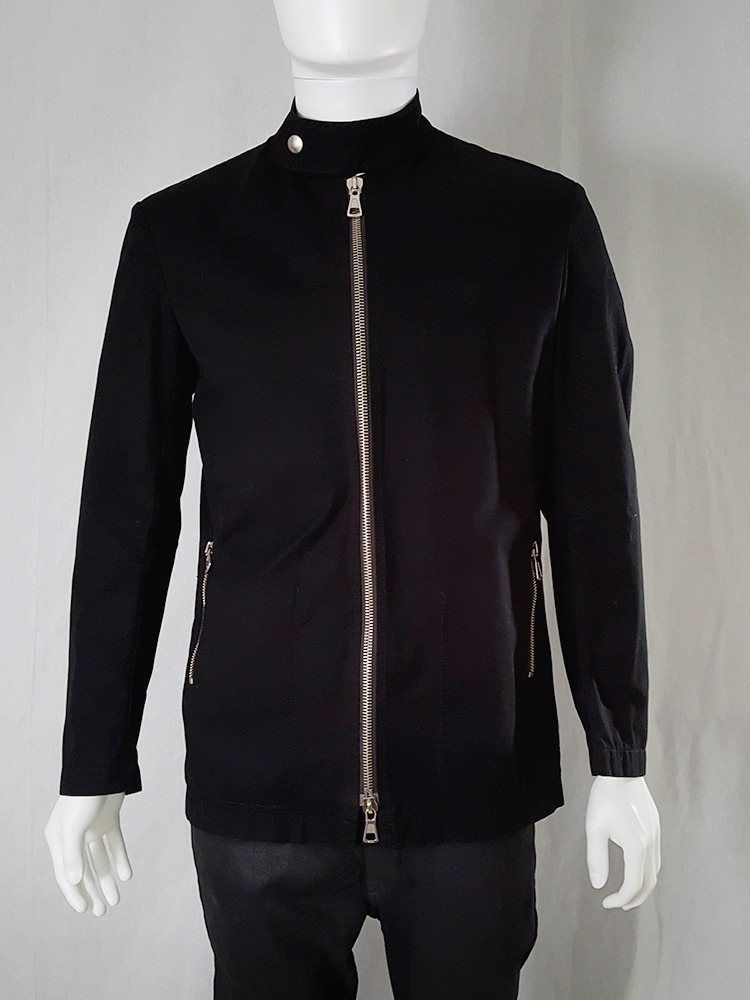 Maison Martin Margiela black zipper jacket — spring 2001 Maison Martin Margiela black zipper jacket — spring 2001