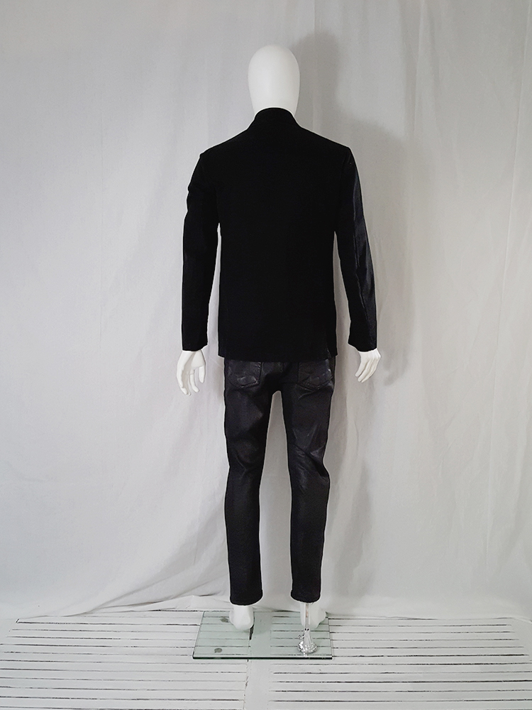 Maison Martin Margiela black zipper jacket — spring 2001 Maison Martin Margiela black zipper jacket — spring 2001