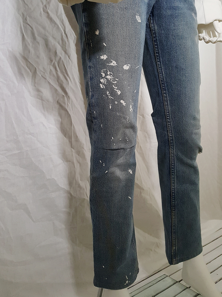 Helmut Lang painter jeans with white paint - VANIITAS vintage