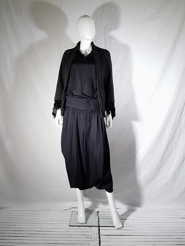 ワンピース COMME DES GARCONS Two-material dress Black Dress
