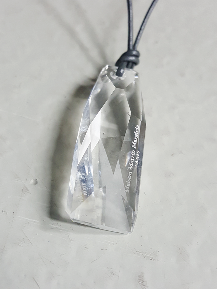Margiela for Swarovski crystalactite pendant necklace