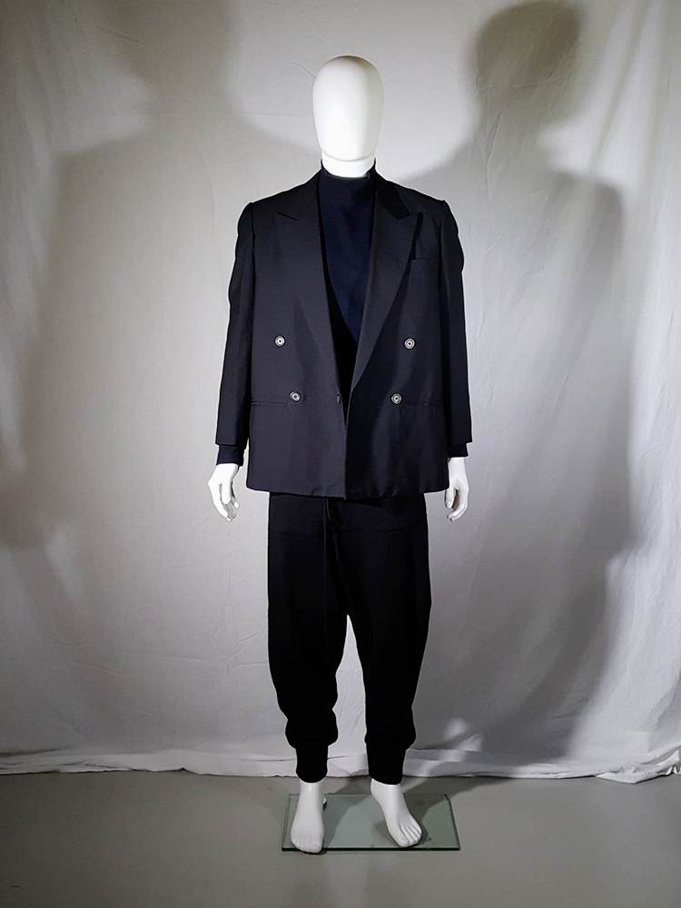 LQ MEN Yohji Yamamoto デザイナーズ 開襟シャツ ジャケット LQ MEN Yohji Yamamoto デザイナーズ 開襟シャツ ジャケット