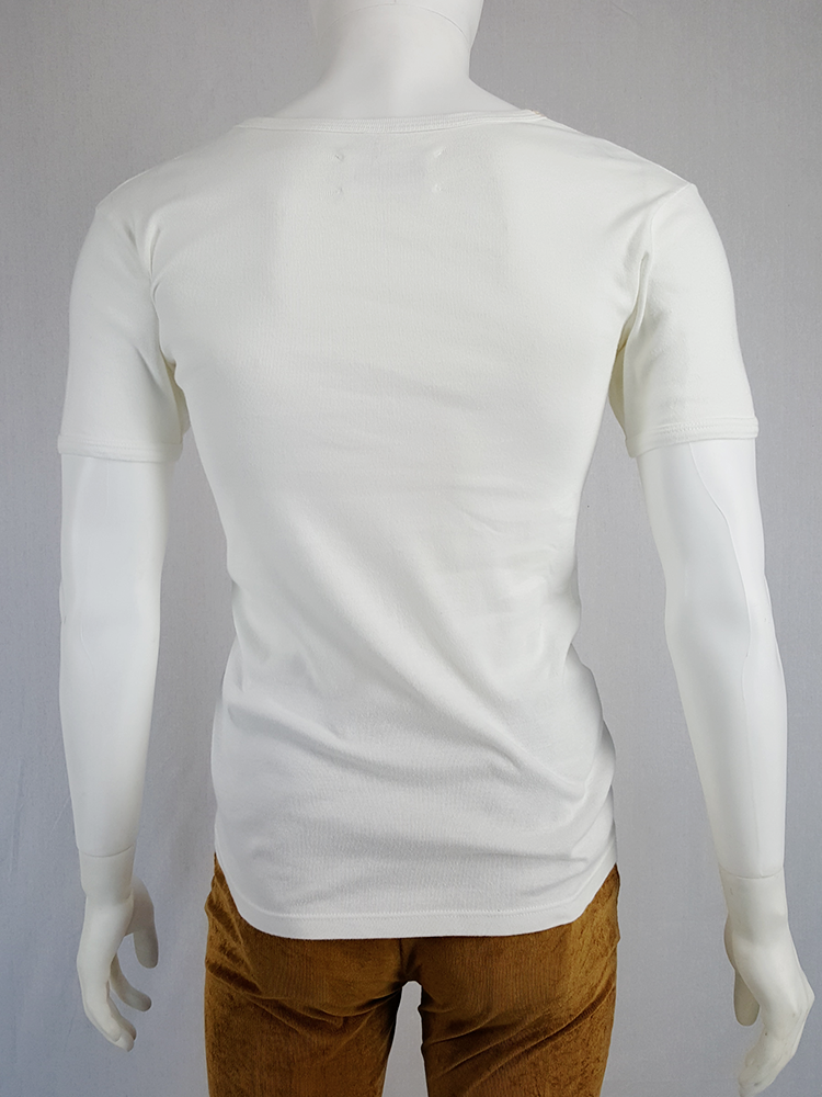 Maison Martin Margiela artisanal t-shirt with layered