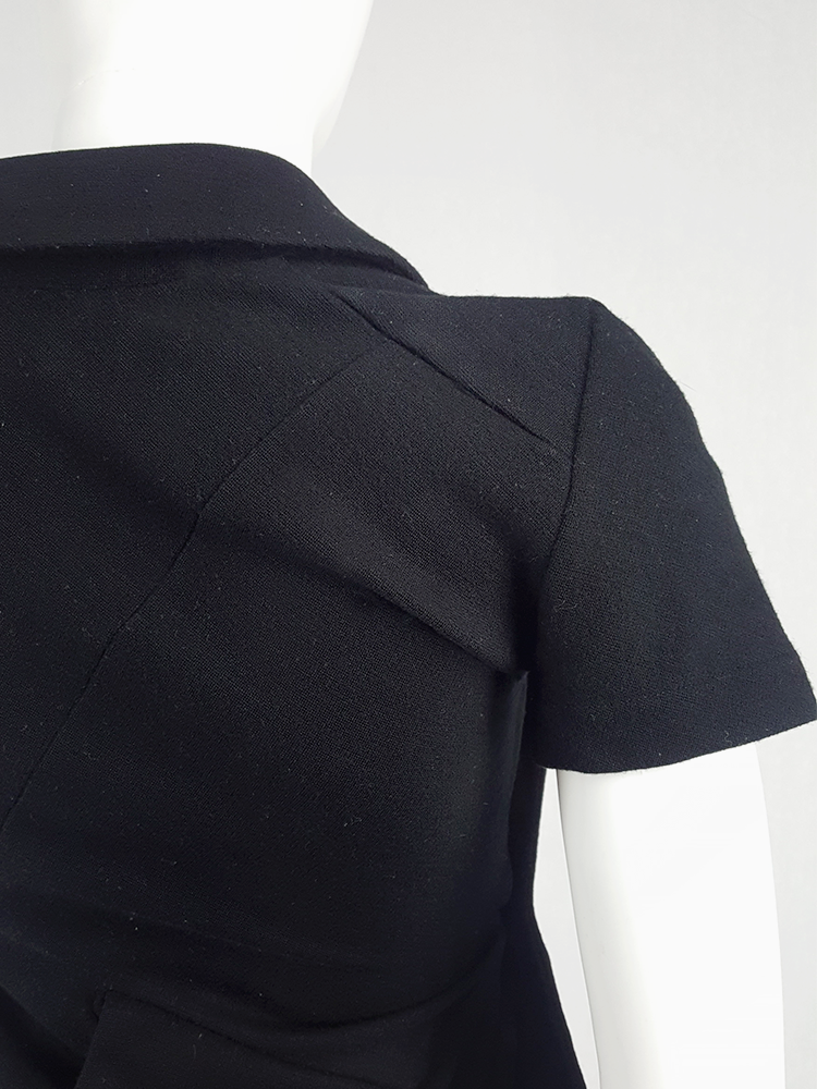 BLACK COMME des GARÇONS TWISTED SHIRT Comme des Garçons Comme black twisted top — AD 2006 - VANIITAS
